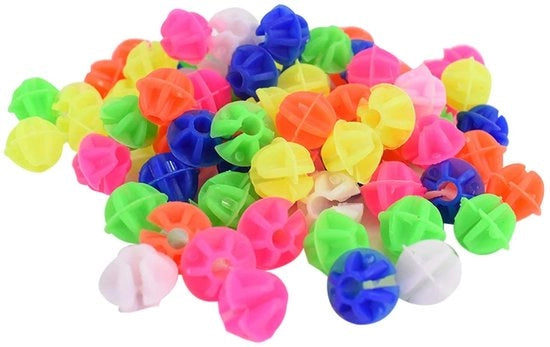 Fiocchi di bicicletta colorati a 72 pezzi - Facili da installare per bambini