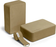 Impacco di Yoga Completo con Blocchi e Cinture per Forza e Supporto per Pilates e Fitness