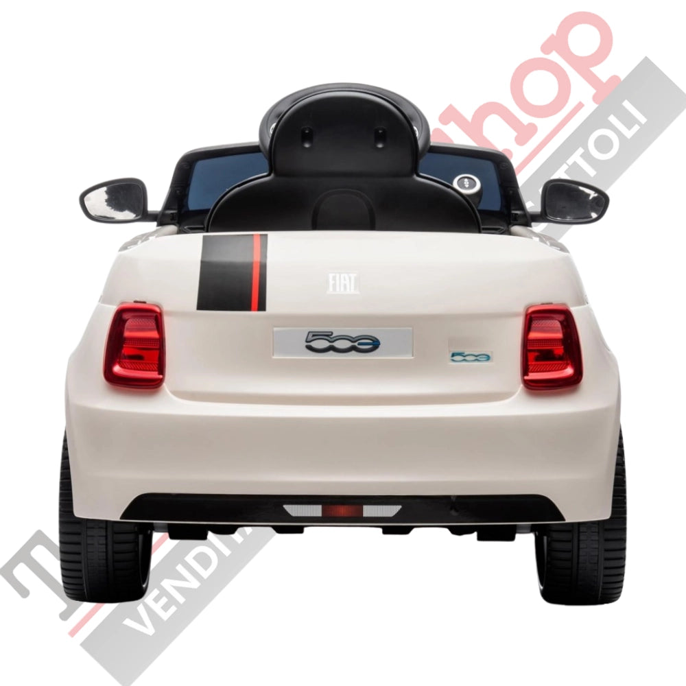 Tecnobike Shop Auto Elettrica per Bambini Fiat 500e 12V-Beige