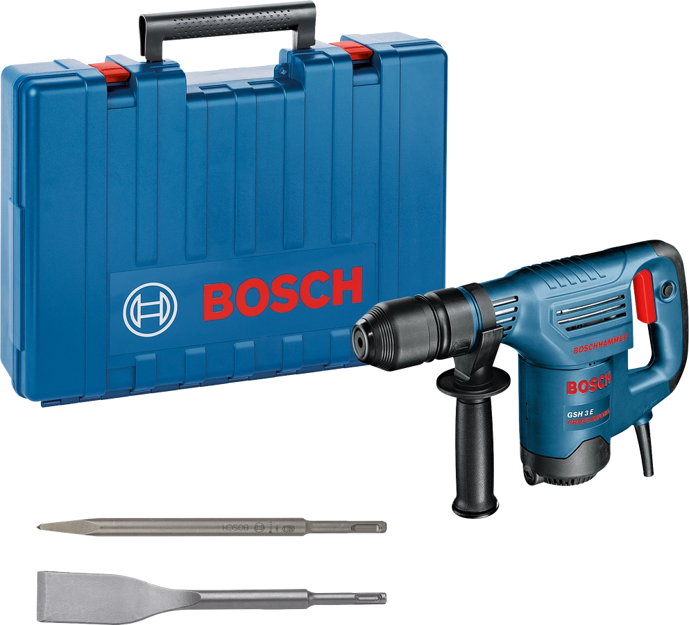 Martello Demolitore Bosch GSH 3 – 650 W, 2,4 J, Attacco SDS Plus