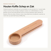 Cucchiaino 2 in 1 per Caffè e Tè - Cucchiaino 7 gram - Clip di Chiusura per Contenitore - Adatto per Macchine da Caffè - Conserva il Caffè Fresco