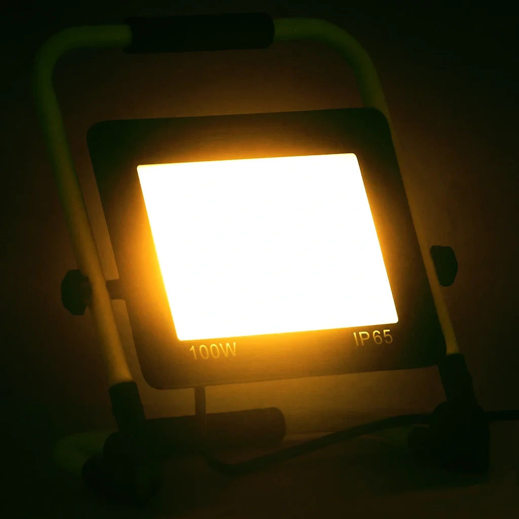 Faretto a LED con Maniglia 100 W Bianco Caldo CFW6407117