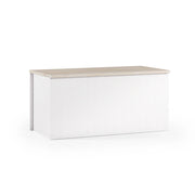 BAULE HALLWAY 90X45XH45CM BIANCO/ROVERE.