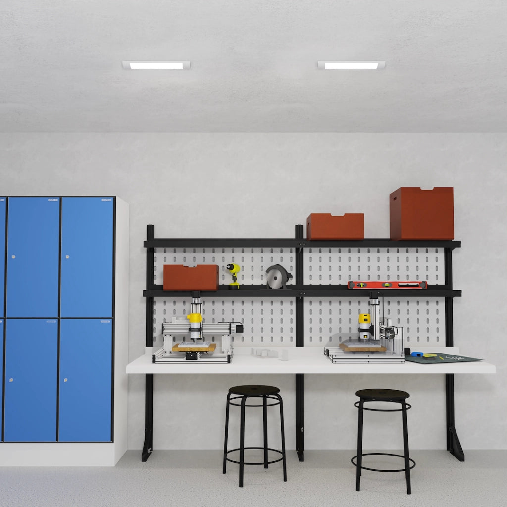 Plafoniera lineare LED 9W 30cm 4000K bianca IP20 Eko-Light