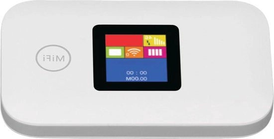 Hotspot 4G LTE con fessura per scheda SIM - Viaggi in auto - Campeggio - Supporto per 10 Utenti - Europa Asia - 2100mAh
