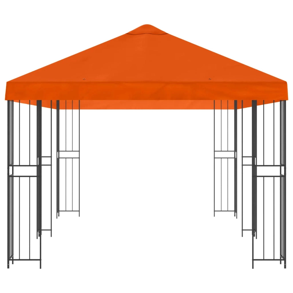 Gazebo | Pergolato con pareti laterali 6 x 3 m Arancione