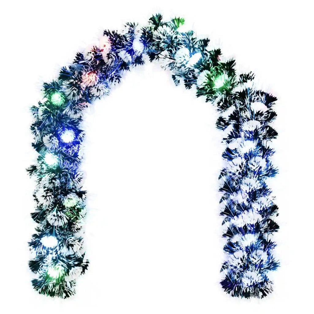 Ghirlanda di Natale 200 cm 16 LED Multicolore PET 42049535