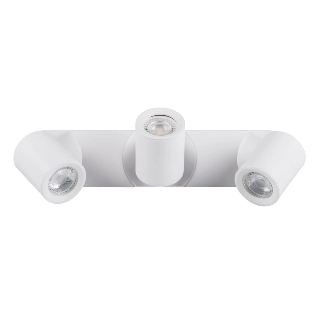 Plafoniera Kanlux Laurin 29124 3xGU10 bianca alluminio
