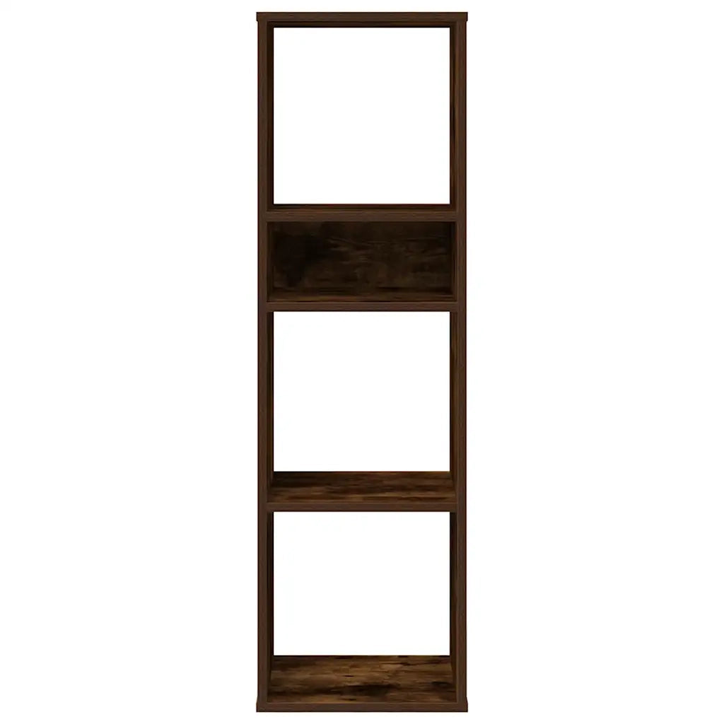 Libreria Rovere Fumo 34x31x112 cm in Legno Multistrato