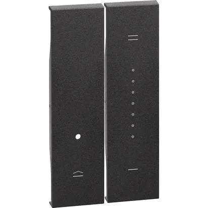 Living Now - Cover dimmer 2M nera - KG19