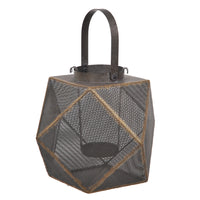 Lanterna in Metallo con Manico H 30 cm