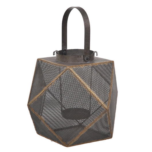 Lanterna in Metallo con Manico H 30 cm