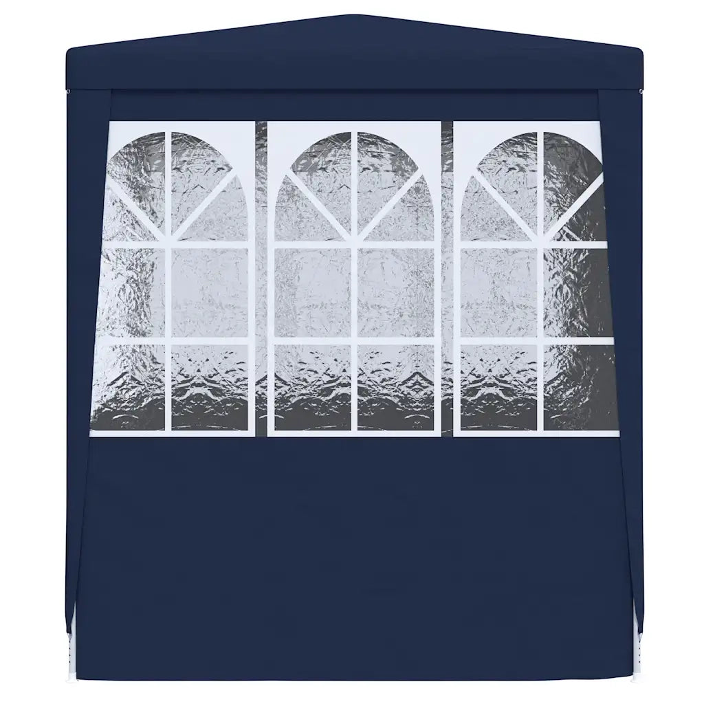Gazebo Professionale con Pareti 2x2 m Blu 90 g/m² 48517