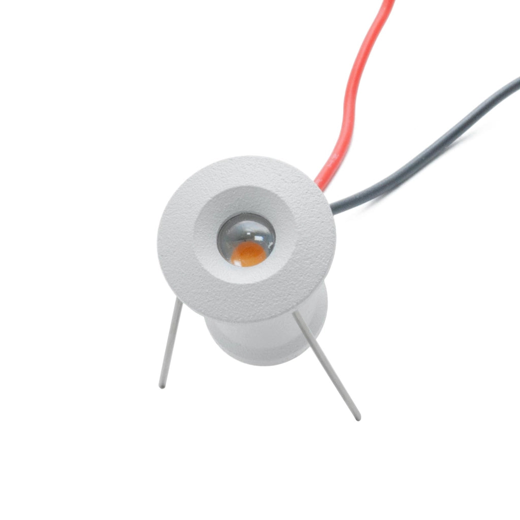 KIT 9pcs Mini faretto IP65 LED 1W resa 12W incasso punto luce box doccia cielo stellato segnapassi alimentatore colore BIANCO luce 3000K