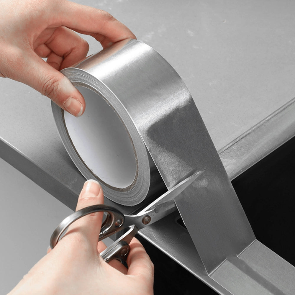 Banman nastro alluminio adesivo isolante rotolo da 50mm x 10mt