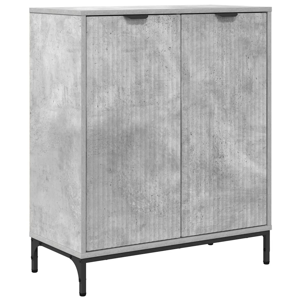 Credenza-Buffet-Armadio da cucina Grigio cemento 69.5 x 33 x 82 cm Legno multistrato