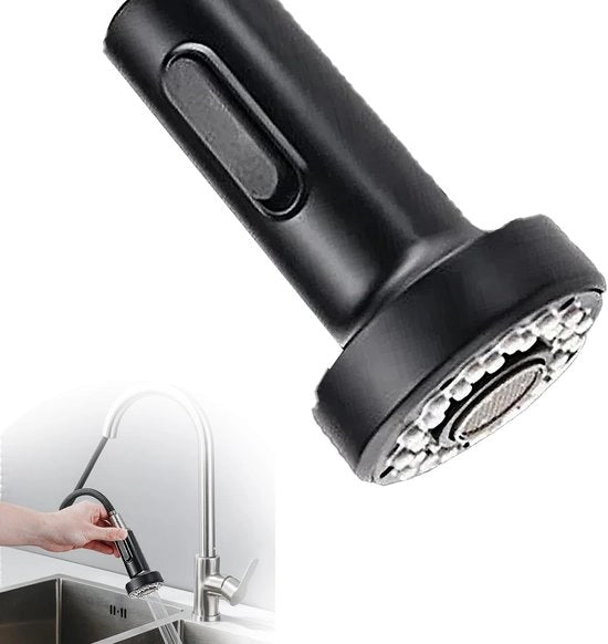 Vervangende sproeikop per keukenkraan con douchekop estraibile, 2 posizioni, universale sproeikop G1/2 per keukenmengkraan, keukenkraan con douchi e maniglia per lavabo