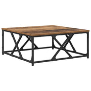Tavolino da salotto | Tavolino da caff¨¨ | Tavolino da Soggiorno Legno vecchio 70 x 70 x 30 cm