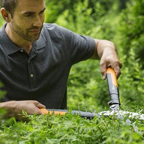 Fiskars HSX92 PowerGear X Cesoia per Siepi lame acciaio inox antiaderente 63 cm colore Nero Arancione