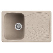 Lavello Elleci Incasso 1 vasca 79x50 Master 300 Granitek Avena LGM30051
