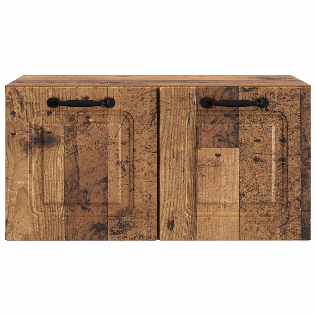 Mobile Porta TV da Muro Legno antico 59,5 x 31 x 30 cm