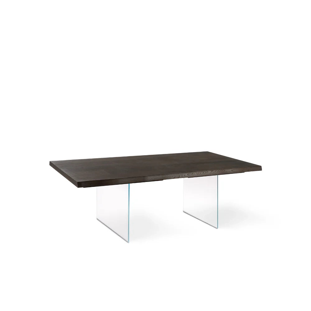 Tavolo da pranzo allungabile in legno impiallacciato rovere termocotto Forest 160-240x90 cm fino a 10 posti Made in Italy | Duzzle