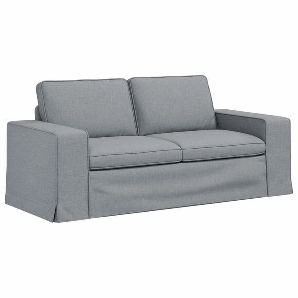 Divano | Divano da soggiorno | Sofa Grigio chiaro 182 x 80 x 82 cm Tessuto