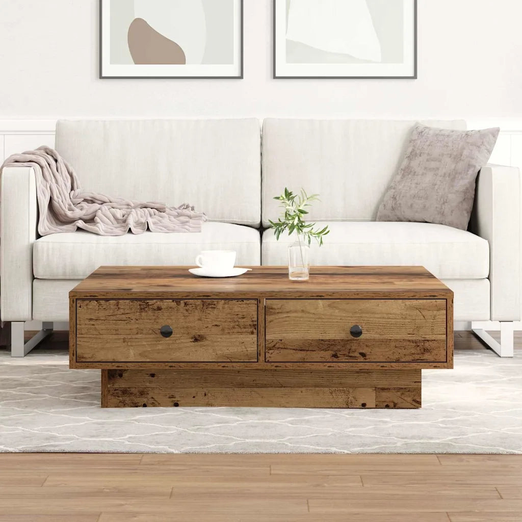 Tavolino da salotto Legno vecchio 90 x 90 x 28 cm 868802