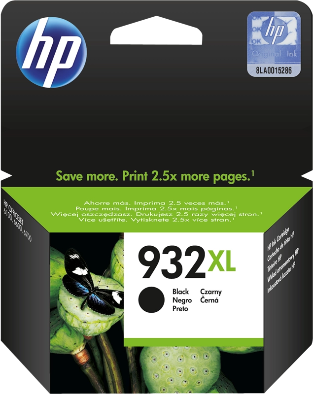 HP Cartuccia originale inchiostro nero ad alta capacità 932XL