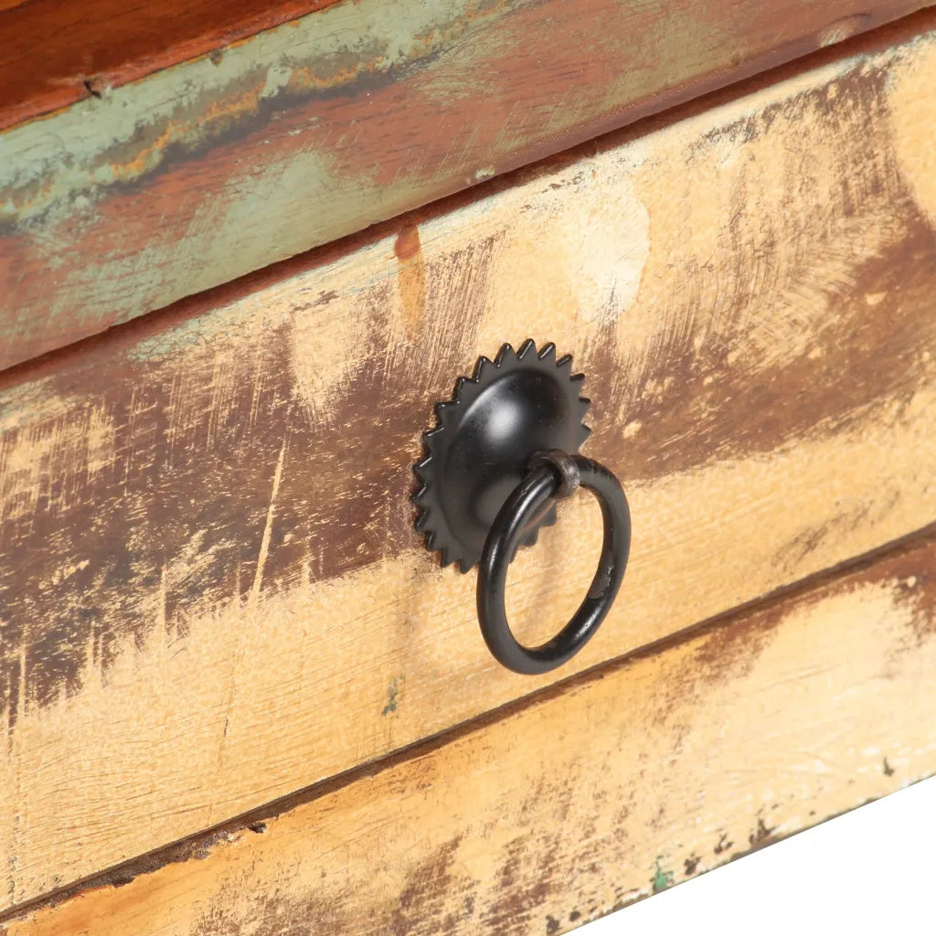 Mobile Porta TV 117x30x41 cm in Legno Massello di Recupero cod mxl 19300