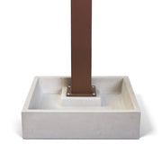 Basamento per Fontana 40x40x10 cm in Calcestruzzo Plinto XL Grigio