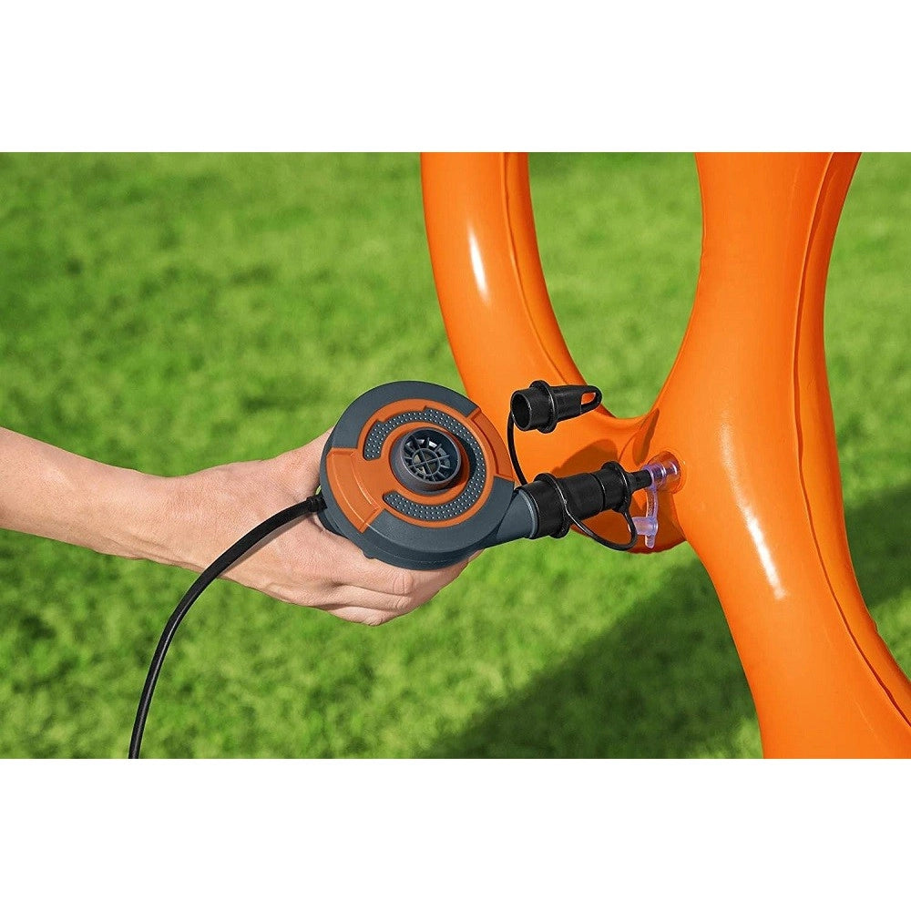 Pompa Gonfiaggio Elettrica Ad Aria Sidewinder 3 Adattatori Accendisigari 62142         