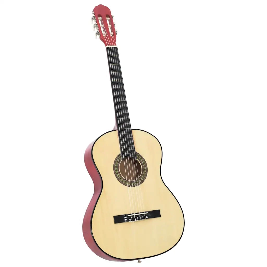Chitarra Classica per Principianti Nera 4/4 39" in Tiglio CFW3569495