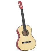 Chitarra Classica per Principianti Nera 4/4 39" in Tiglio CFW3569495