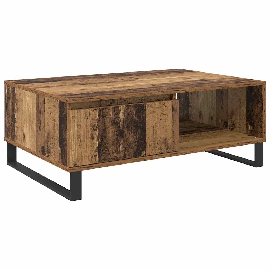 Tavolino da salotto Legno vecchio 90 x 60 x 35 cm 882589