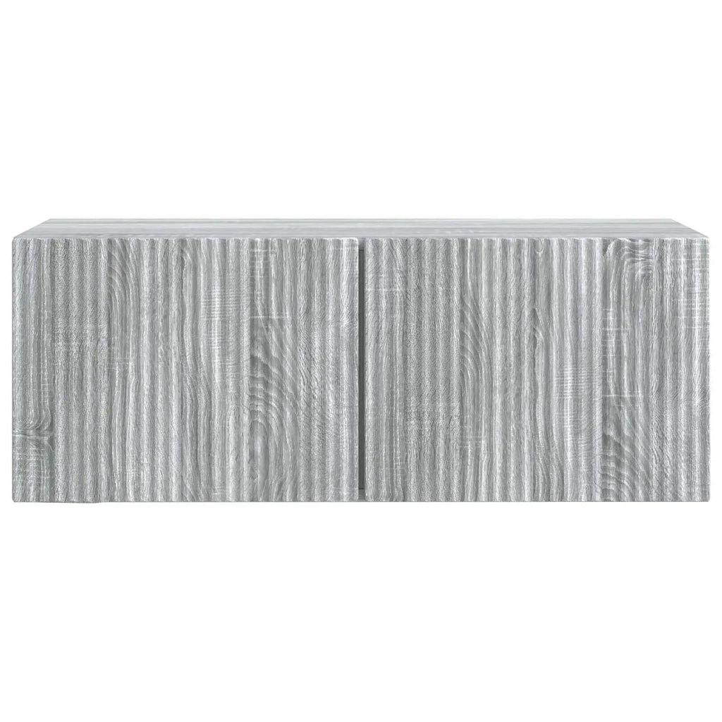 Mobile Porta TV da Muro Grigio Sonoma 78,5 x 31 x 30 cm 898551