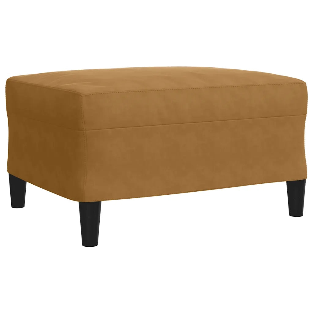 Set di Divani 4 pz con Cuscini Marrone in Velluto 3278448