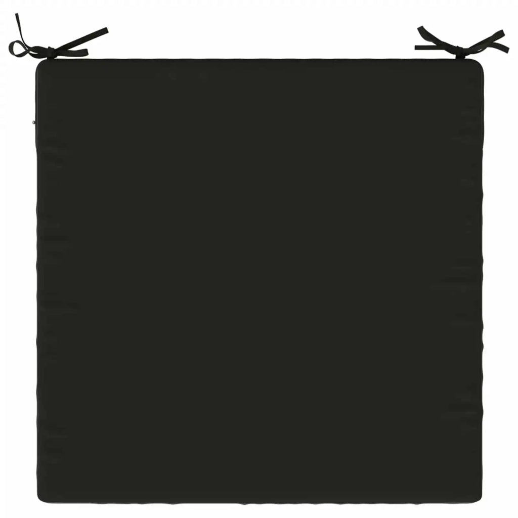Cuscini per Sedia in 4 Pezzi SOEST 4 pz 100% Poliestere Nero 944674