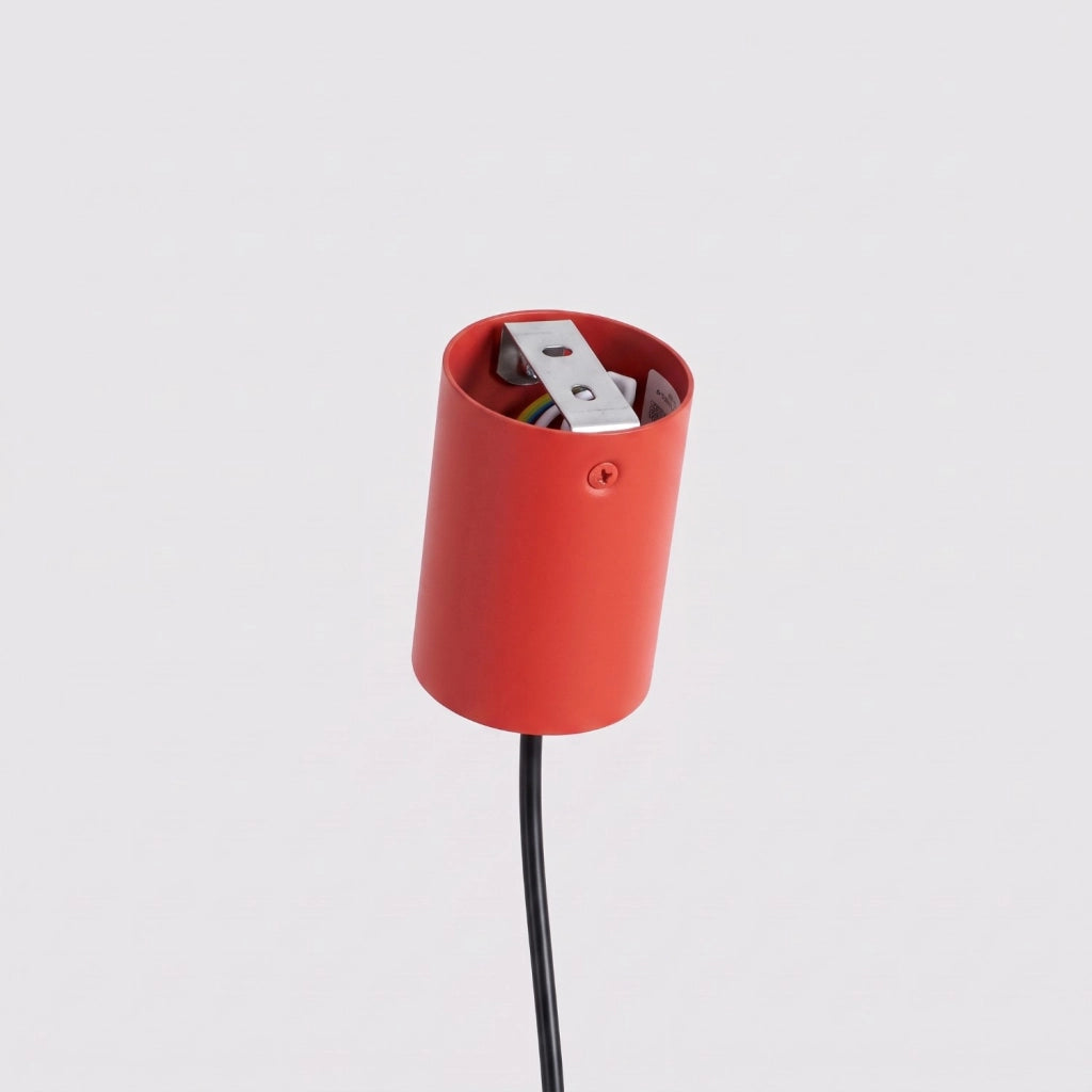 Lampadario RAYO 4 rosso