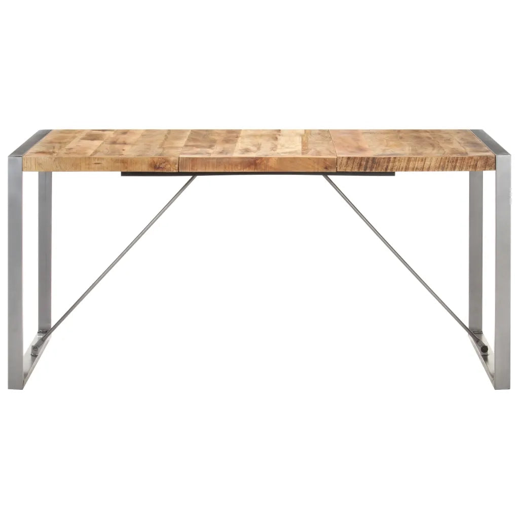 Tavolo da Pranzo 160x80x75 cm in Legno Massello di Mango