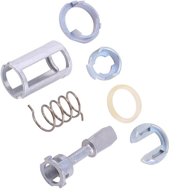 Set di riparazione per serrature a cilindro - 7 pezzi - sostituzione per IV 4 tipo 1J1 MK4 1997-2005 - IV 4 variante tipo 1J5 1999-2007 - compatibile con 4/5 porte - materiale: metallo - peso: 31g