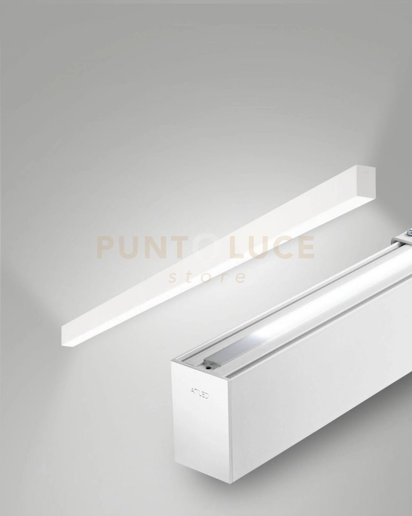 MILLET PROFILO DA PARETE DOPPIA EMISSIONE BIANCO WW OPALE ON/OFF IP40 100CM 4000K 3580+1440LM 23/15W