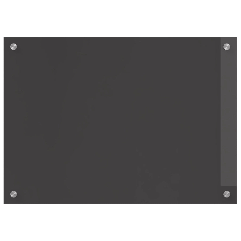 Schienale Cucina Grigio Scuro 70x50x0,6 cm Vetro Temperato