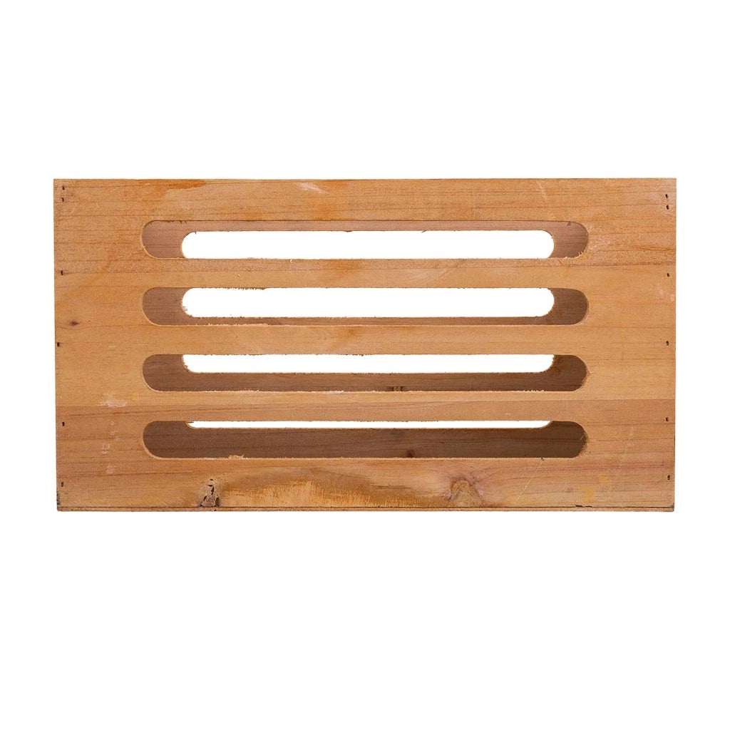 Set di 3 scatole in legno marrone