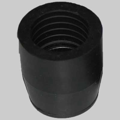 MANICOTTO IN GOMMA NERA PER GIUNZIONE CANOTTI  Ø 40 x 40     MADE IN ITALY