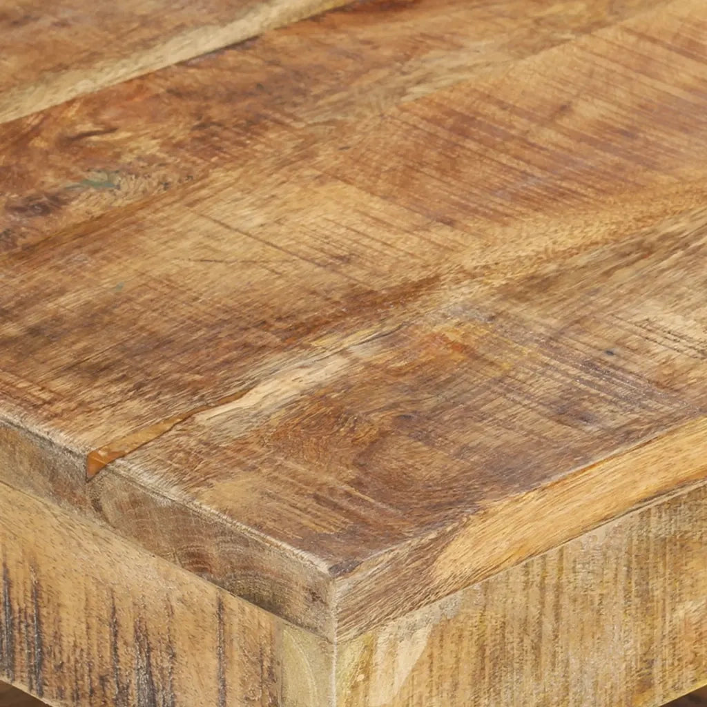 Tavolino da Salotto 45x45x40 cm in Legno Massello di Mango 338007