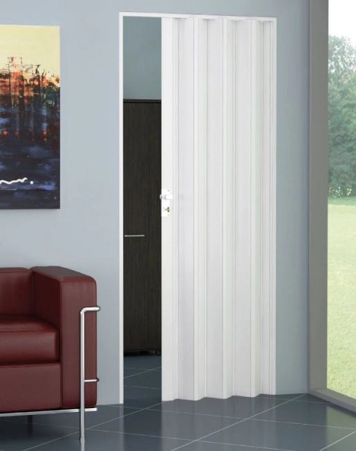 Kit porta a soffietto in pvc fai da te - Misure standard - Misura: 95 x 214 h
