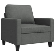 Poltrona | Sedia Relax Grigio Scuro 60 cm in Tessuto