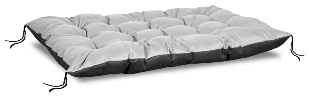 AIO FACTORY 120x80 cm Cuscino da giardino impermeabile Letto per cani grigio chiaro