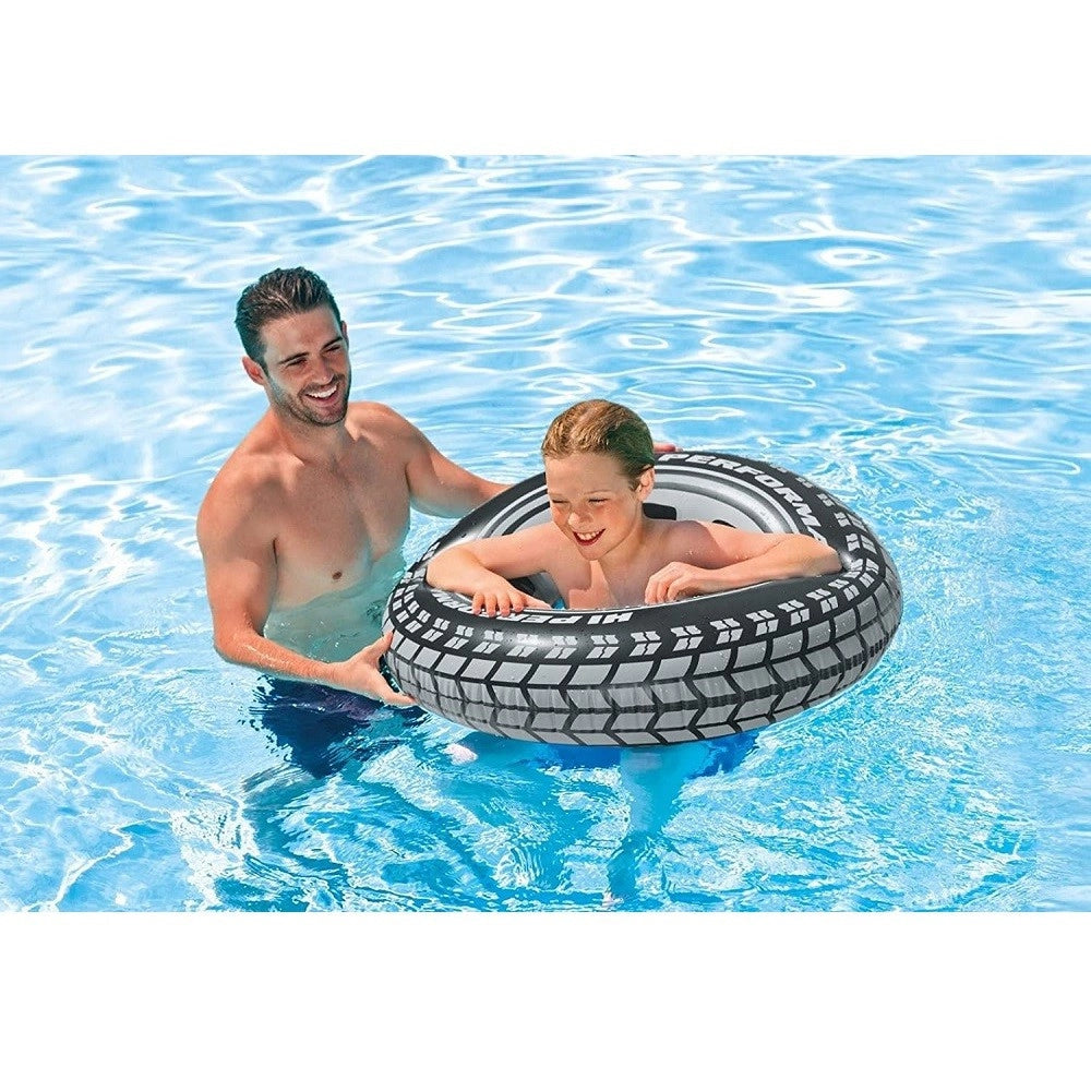 Salvagente Gonfiabile Materassino A Forma Di Ruota Per Mare Piscina 91 Cm 59252         
